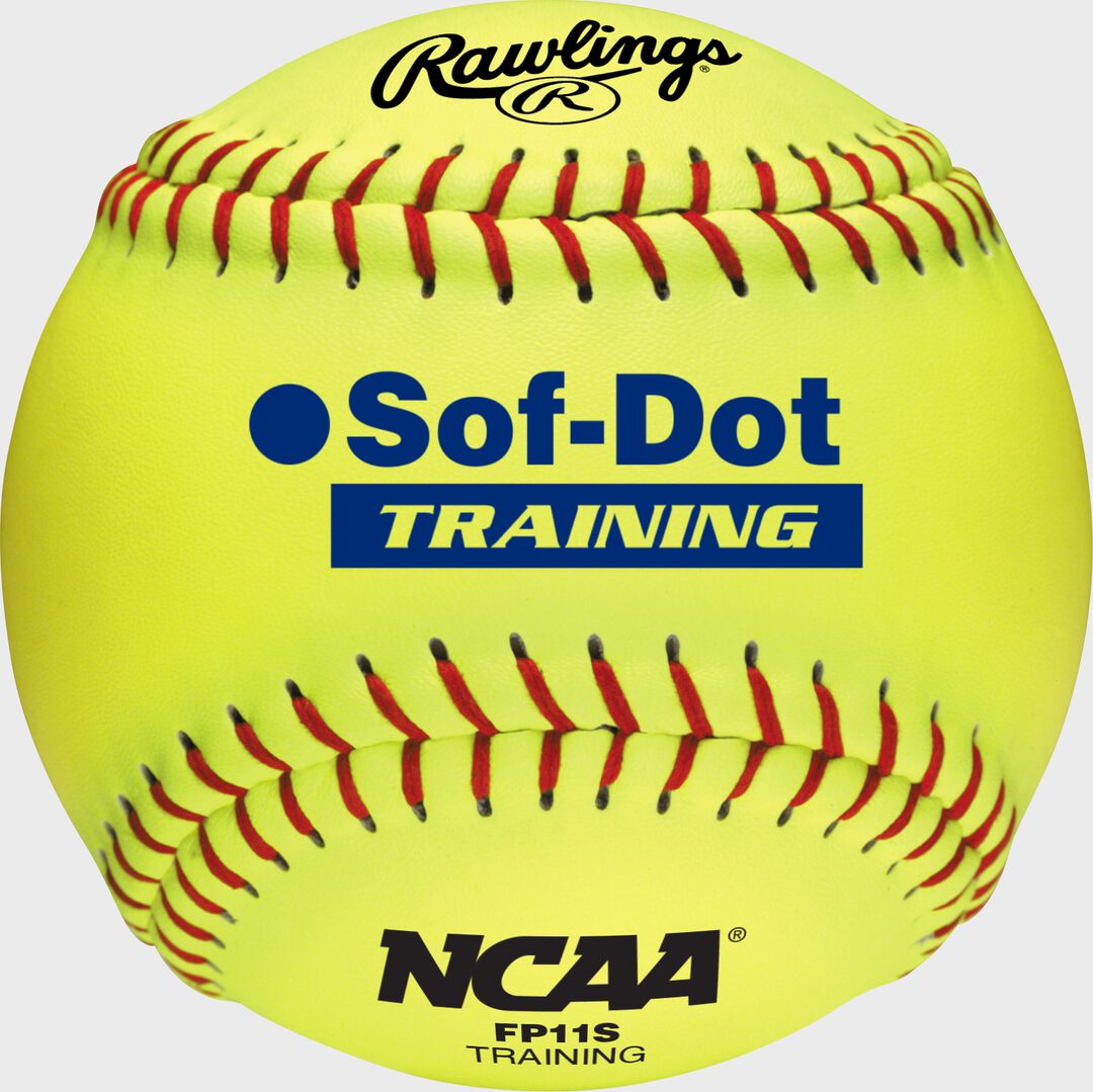 Rawlings 11-Inch NCAA Soft Poly-Core Fastpitch Training Ball Dozen - Rawlings