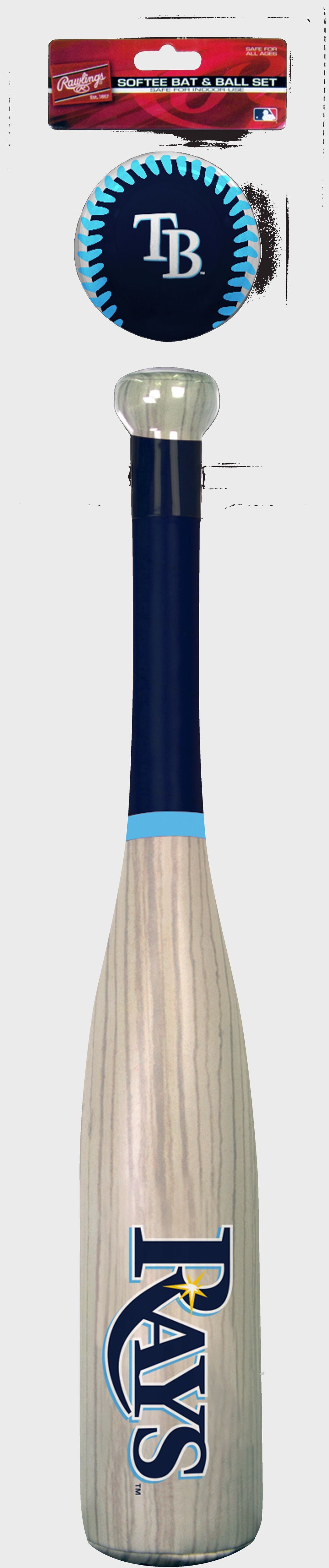 MLB Grand Slam Softee Bat & Ball Set All 30 Teams - Rawlings