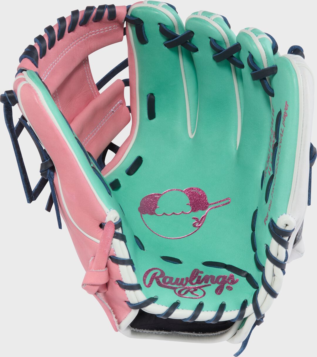 Rawlings Ice Cream Bowl Heart of the Hide 11.5 in Infield Glove Right Hand Throw - Rawlings
