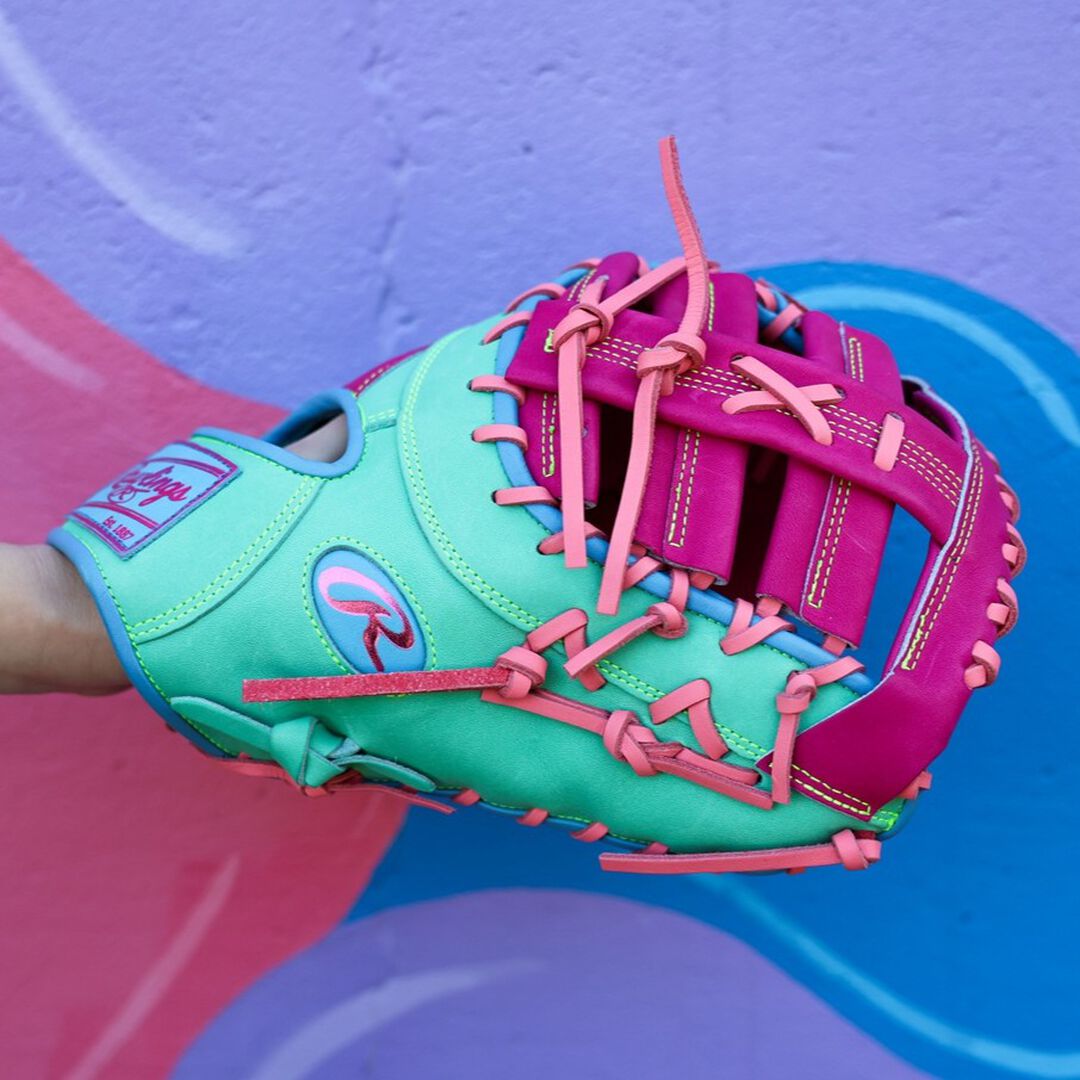 Rawlings HOH ColorSync 10 Berry Mint 13-Inch First Base Mitt - Rawlings