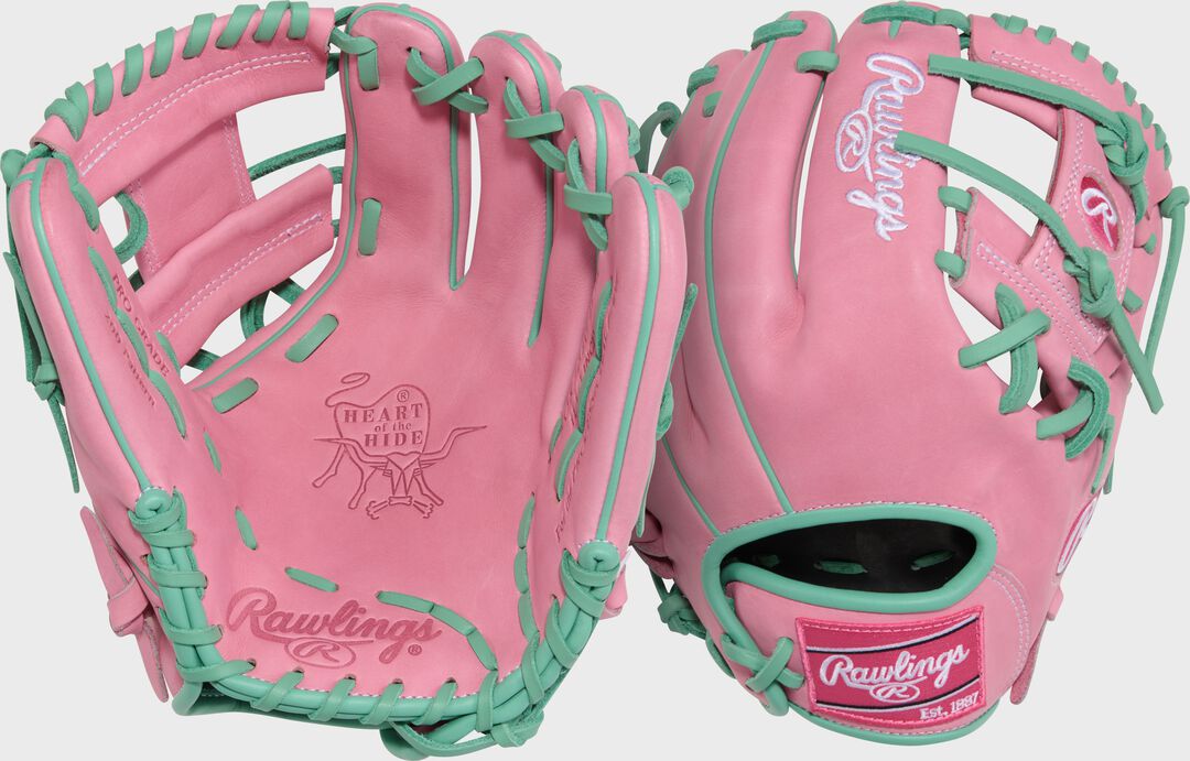 11.5" Heart of the Hide ContoUR Fit Pink Infield Glove Right Hand Throw - Rawlings