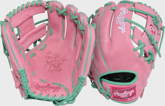 11.5" Heart of the Hide ContoUR Fit Pink Infield Glove Right Hand Throw - Rawlings