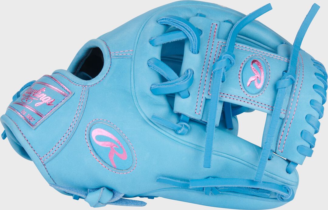 Heart of the Hide 11.5-Inch Columbia Blue Infield Glove Right Hand Throw - Rawlings