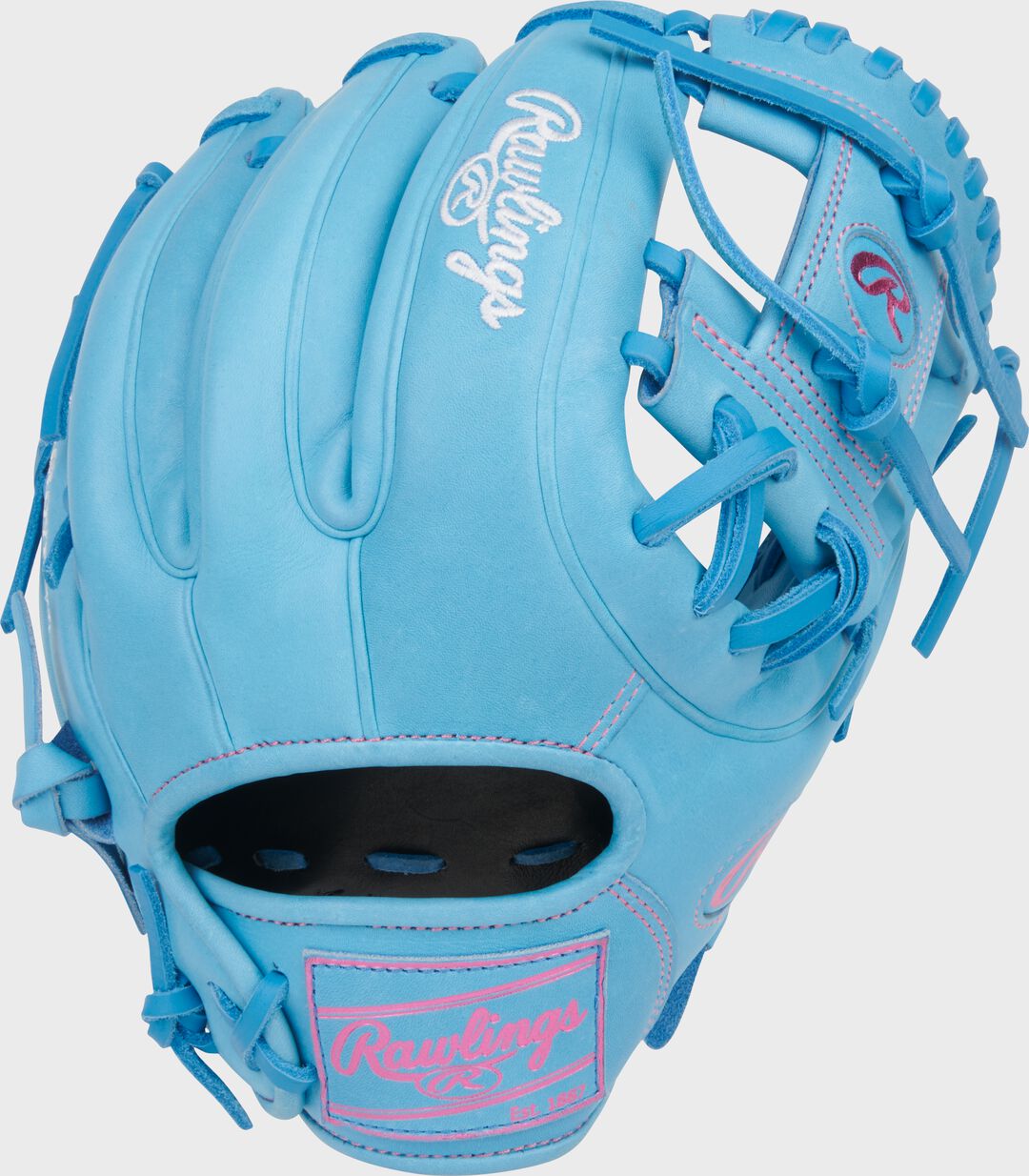 Heart of the Hide 11.5-Inch Columbia Blue Infield Glove Right Hand Throw - Rawlings