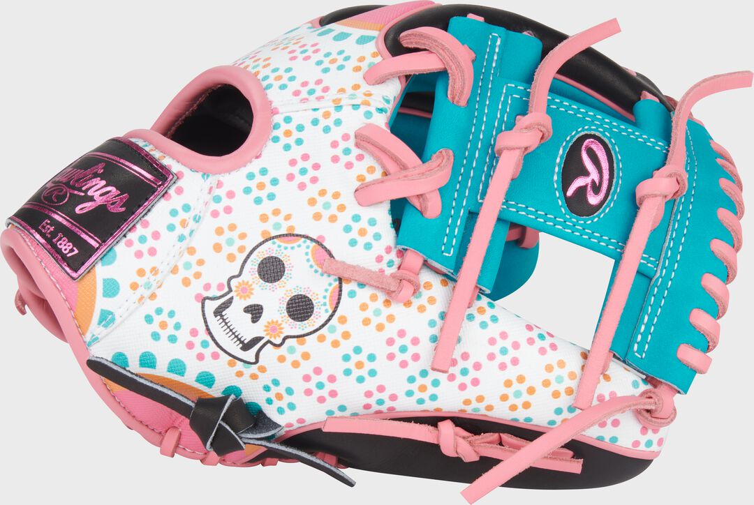 Limited Edition Heart of the Hide Dia De Los Muertos Infield Glove Right Hand Throw - Rawlings