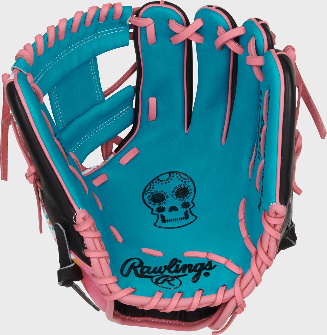 Limited Edition Heart of the Hide Dia De Los Muertos Infield Glove Right Hand Throw - Rawlings
