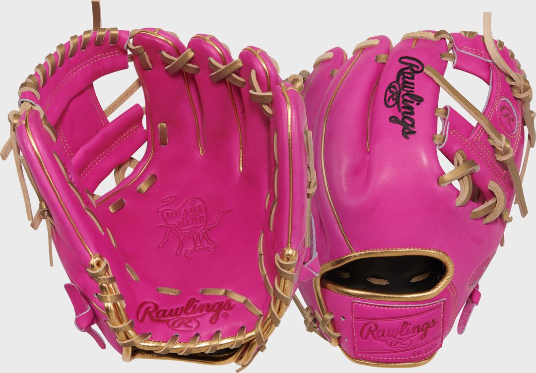 Exclusive 11.5-Inch R2G Heart of the Hide Berry Infield Glove Right Hand Throw - Rawlings