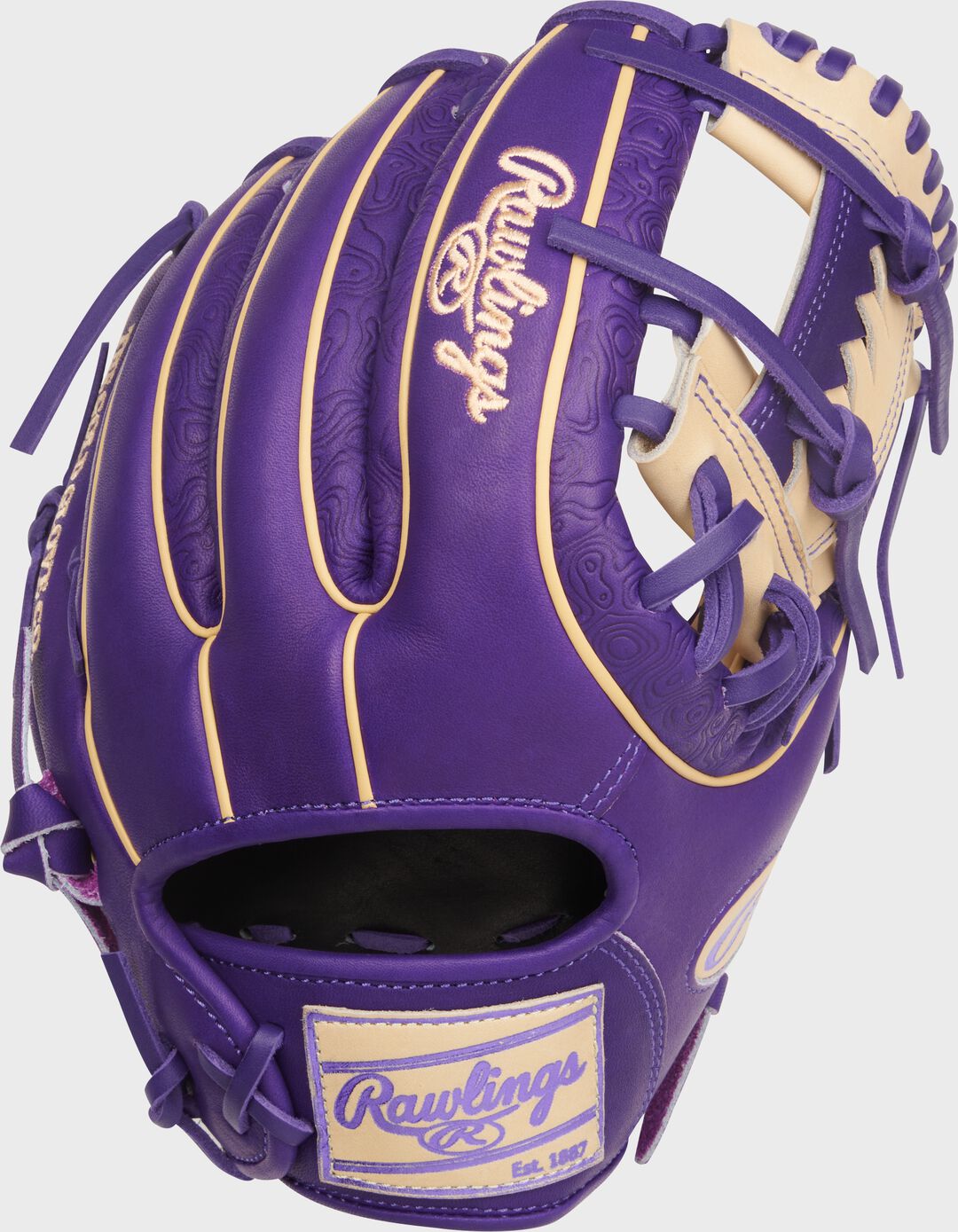Heart of the Hide 11.75-Inch Purple Infield Glove Right Hand Throw - Rawlings
