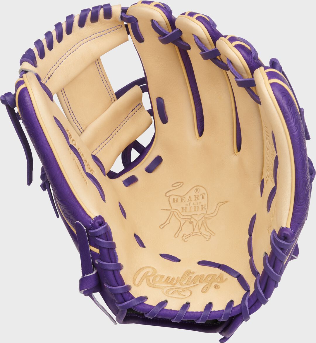 Heart of the Hide 11.75-Inch Purple Infield Glove Right Hand Throw - Rawlings