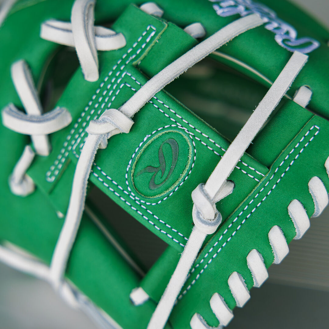 Exclusive Heart of the Hide 11.5-Inch Kelly Green Infield Glove Right Hand Throw - Rawlings