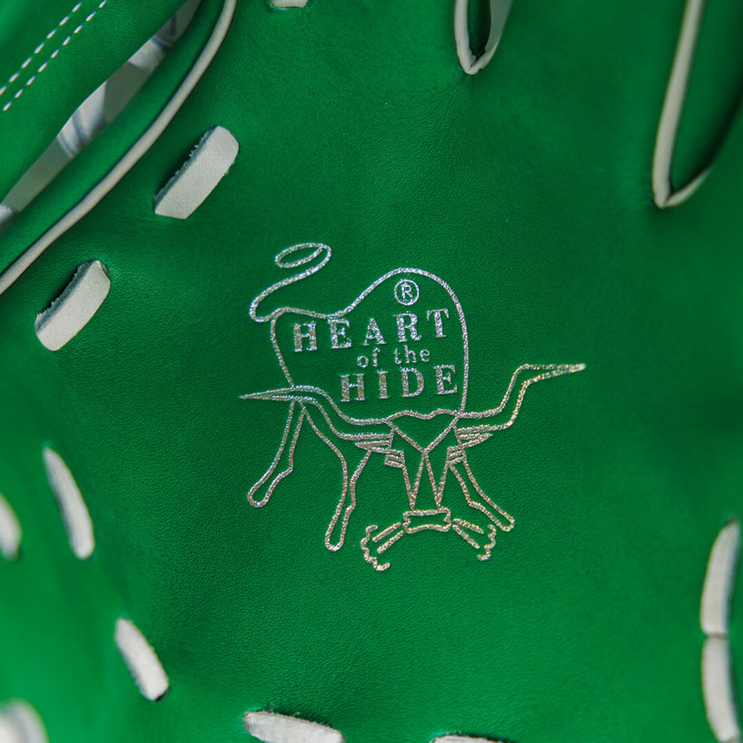 Exclusive Heart of the Hide 11.5-Inch Kelly Green Infield Glove Right Hand Throw - Rawlings