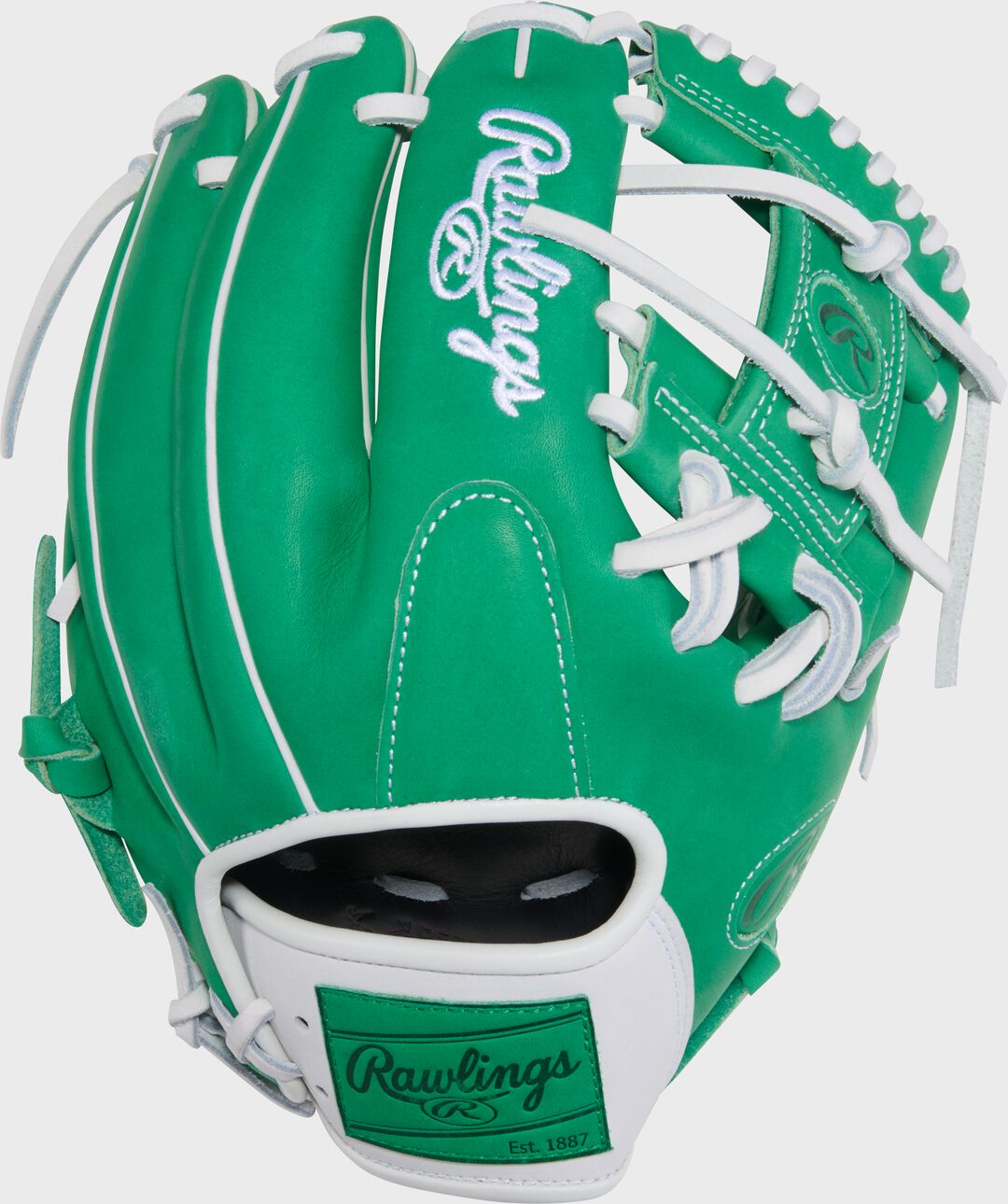 Exclusive Heart of the Hide 11.5-Inch Kelly Green Infield Glove Right Hand Throw - Rawlings