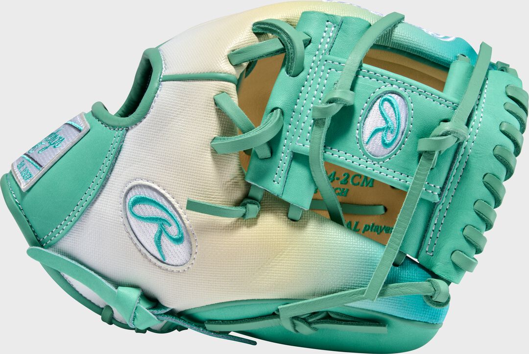 Exclusive Heart of the Hide 11.5-Inch Mint/Camel infield Glove Right Hand Throw - Rawlings