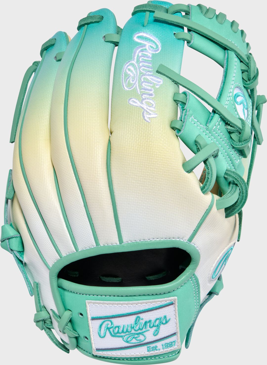 Exclusive Heart of the Hide 11.5-Inch Mint/Camel infield Glove Right Hand Throw - Rawlings