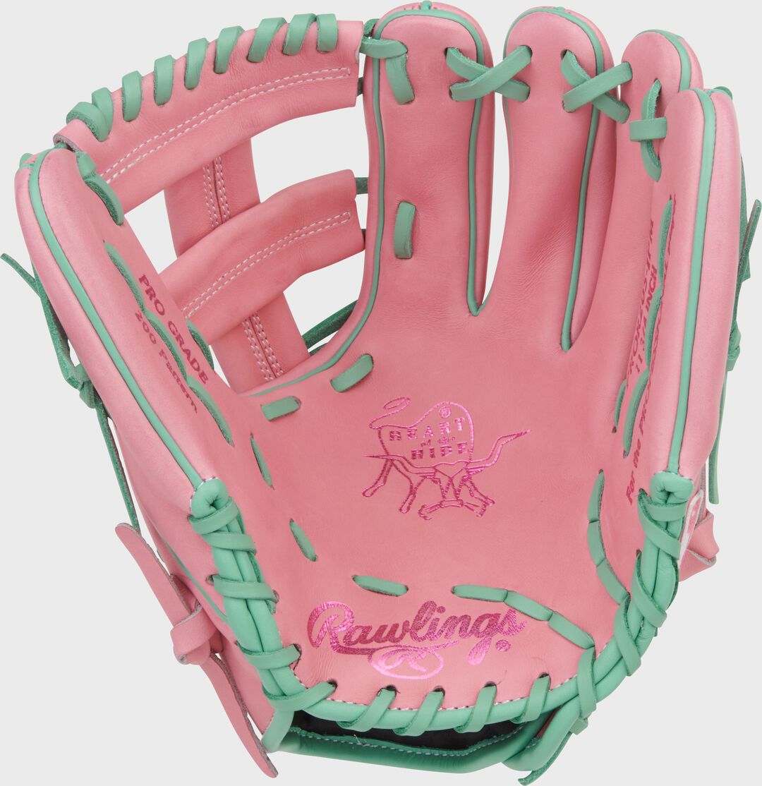 Rawlings Heart of the Hide 11.75-Inch Pink Infield Glove Right Hand Throw - Rawlings