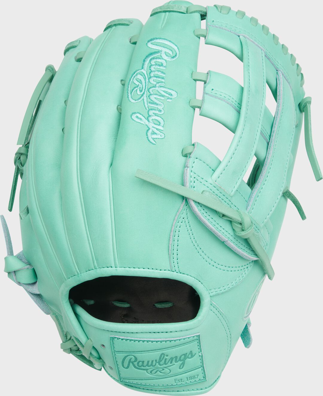 Heart of the Hide 12.75-Inch Mint Outfield Glove - Rawlings
