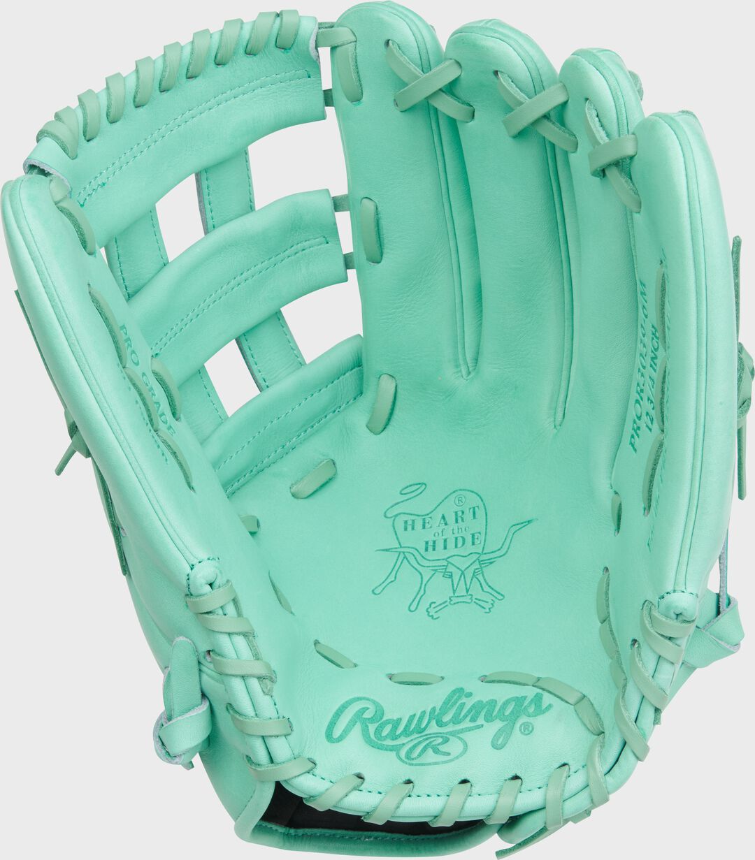 Heart of the Hide 12.75-Inch Mint Outfield Glove - Rawlings