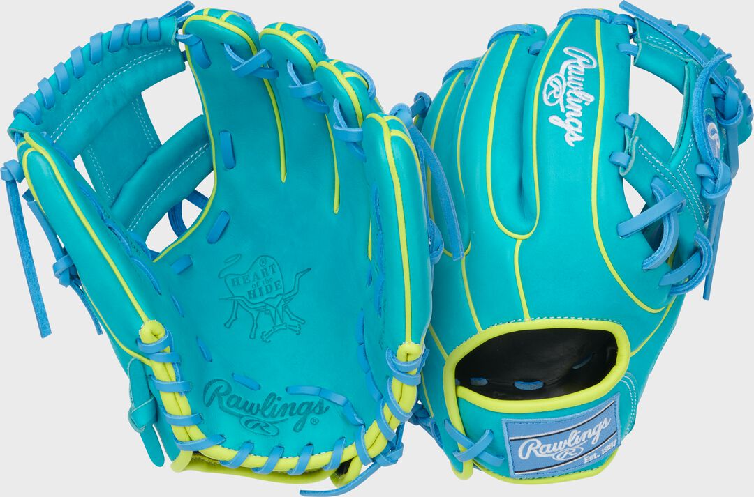 Heart of the Hide ContoUR Fit 11.5-Inch Teal Infield Glove - Rawlings