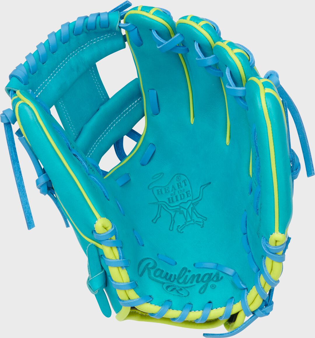 Heart of the Hide ContoUR Fit 11.5-Inch Teal Infield Glove - Rawlings