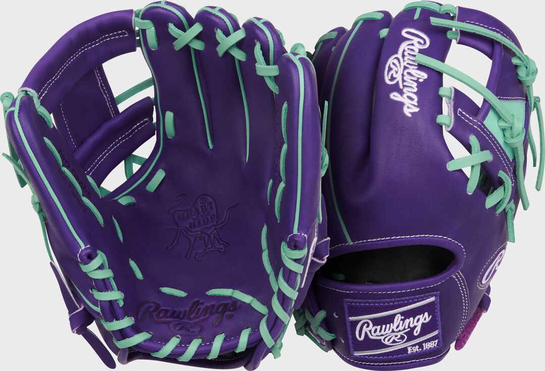 Heart of the Hide 11.5-Inch Purple Infield Glove Right Hand Throw - Rawlings
