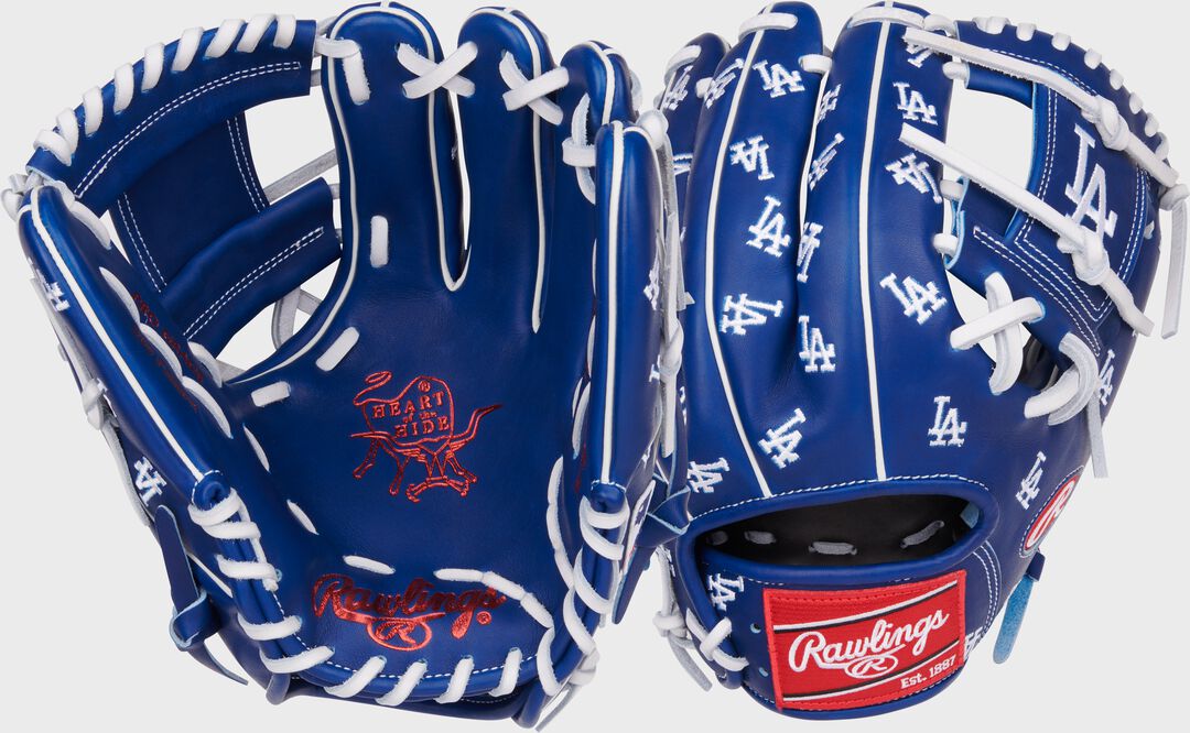 Los Angeles Dodgers Heart of the Hide 11.75-Inch Infield Glove - Rawlings