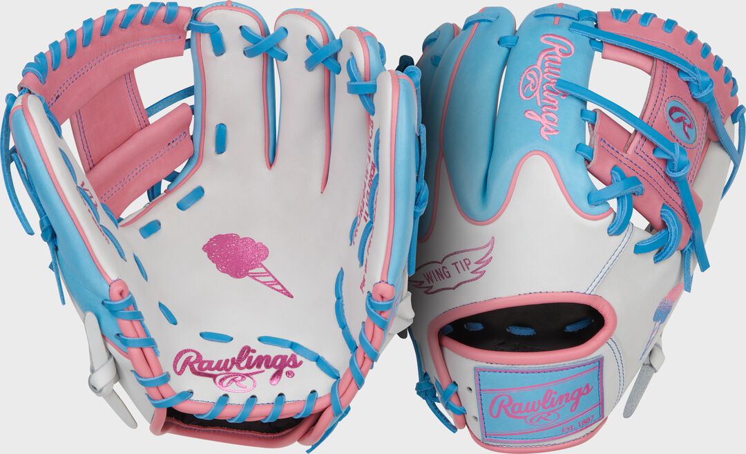 Exclusive Cotton Candy Heart of the Hide 11.5-Inch Infield Glove - Rawlings