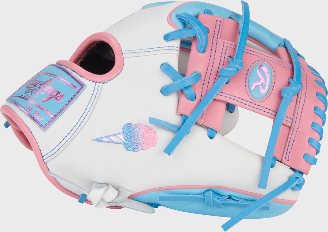Exclusive Cotton Candy Heart of the Hide 11.5-Inch Infield Glove - Rawlings