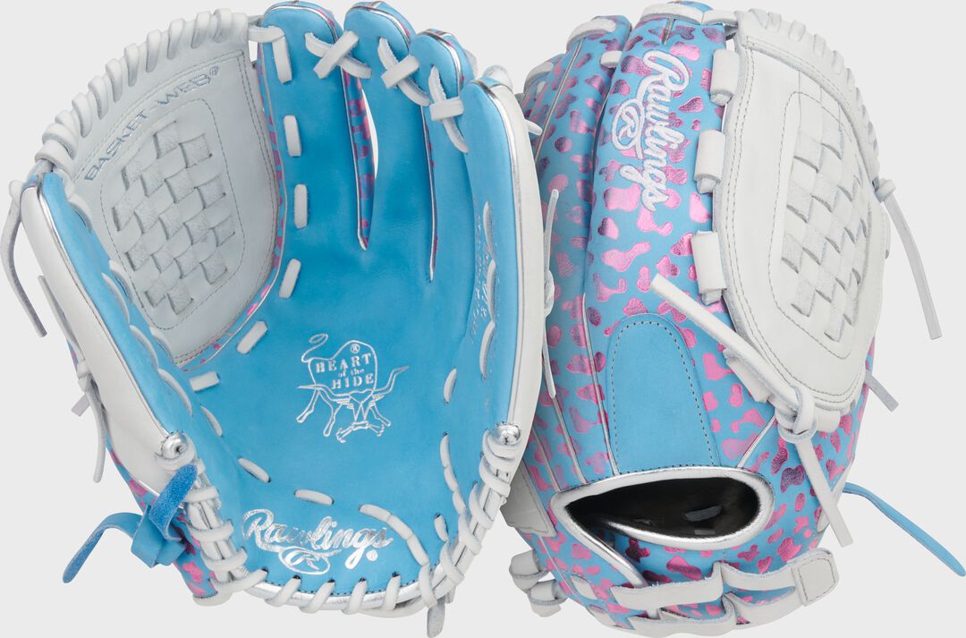 Heart of the Hide 12.5-inch Foil Print Fastpitch Softball Glove Right Hand Throw - Rawlings