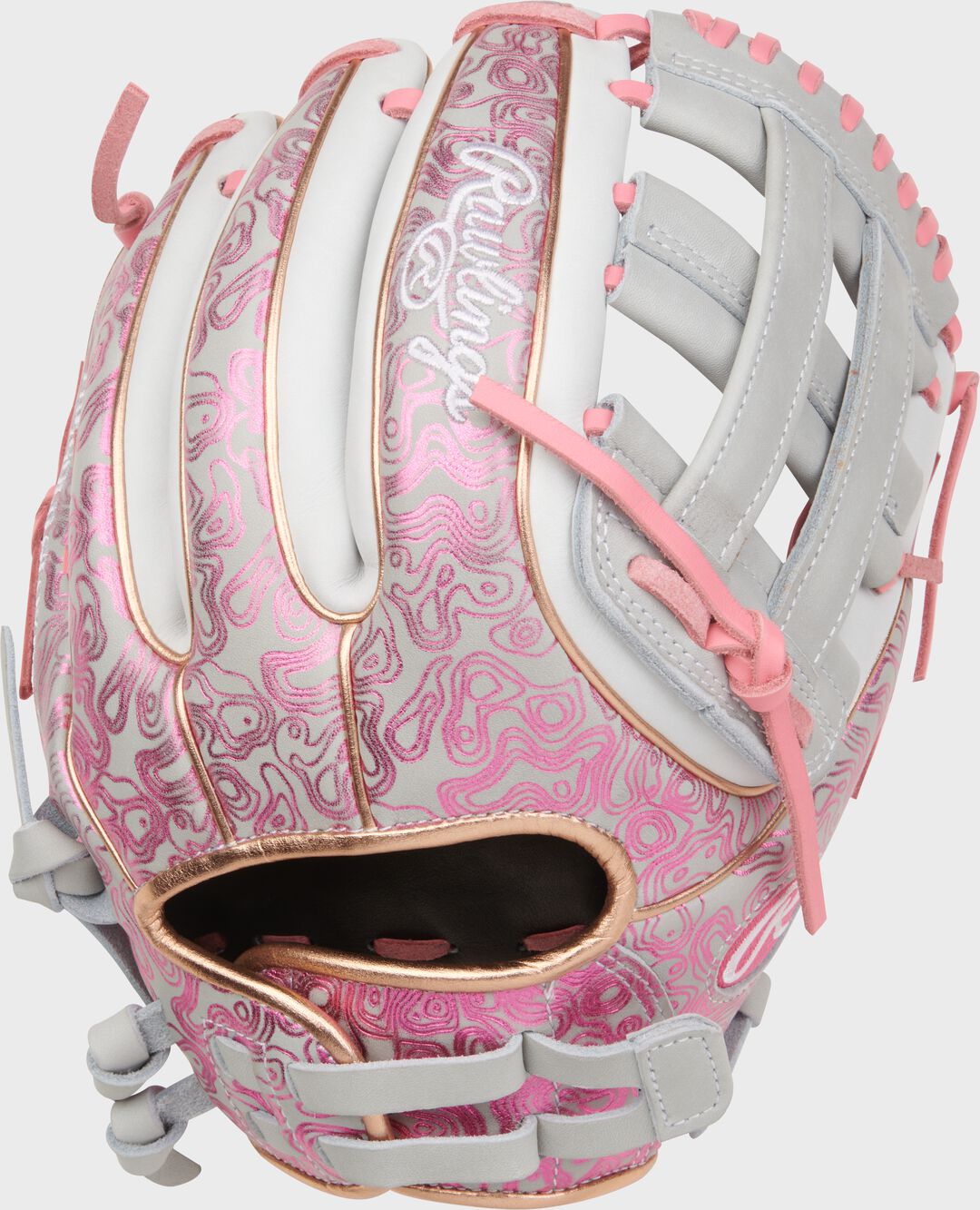 Heart of the Hide 11.75-inch Foil Print Fastpitch Softball Glove Right Hand Throw - Rawlings