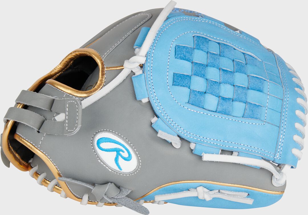 Liberty Advanced Color Series 12 in Fastpitch Glove Gray/Columbia Blue - Rawlings