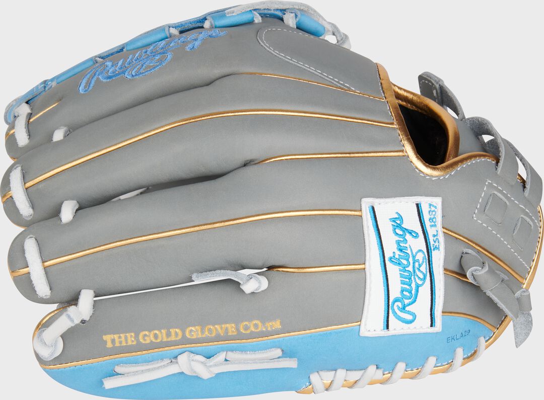 Liberty Advanced Color Series 12 in Fastpitch Glove Gray/Columbia Blue - Rawlings