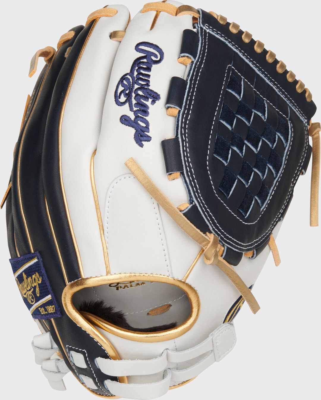 Liberty Advanced Color Series 12 in Fastpitch Glove White/Navy - Rawlings