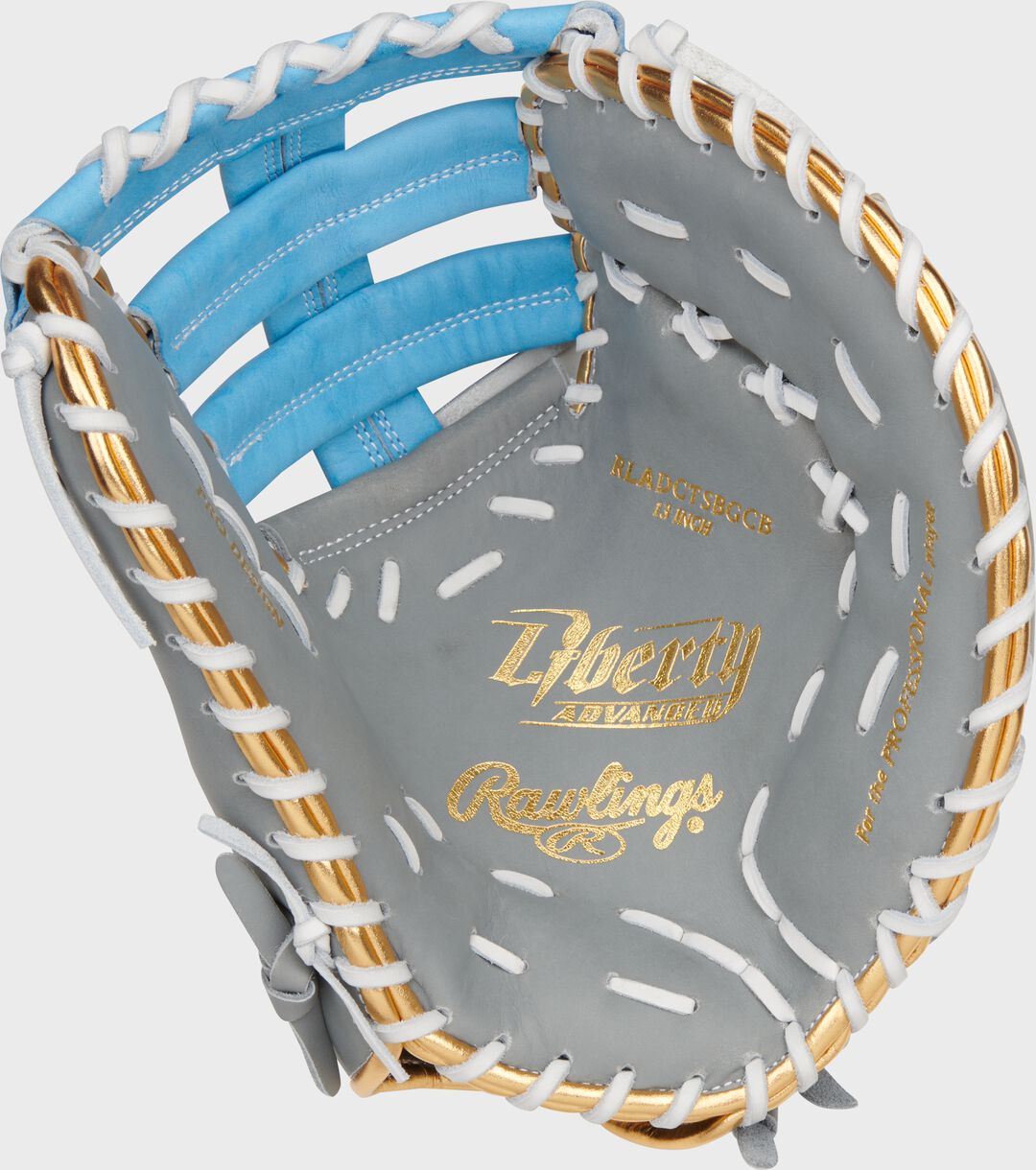 Liberty Advanced Color Series 13 in 1st Base Mitt Gray/Columbia Blue - Rawlings