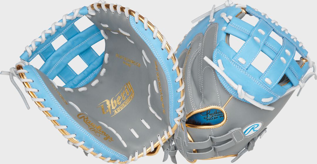 Liberty Advanced Color Series 34 in Catcher's Mitt Gray/Columbia Blue - Rawlings
