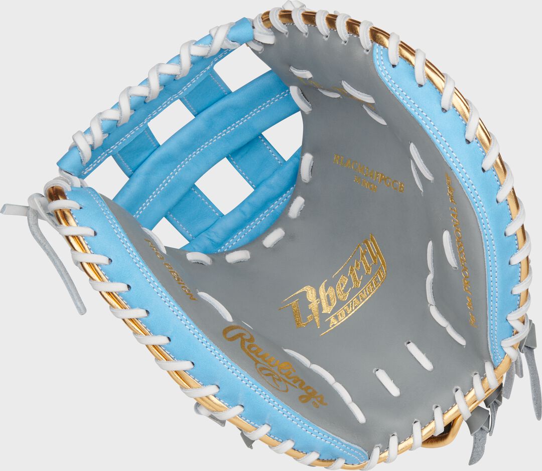 Liberty Advanced Color Series 34 in Catcher's Mitt Gray/Columbia Blue - Rawlings