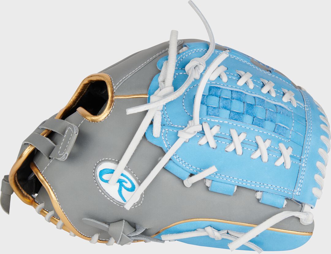 Liberty Advanced Color Series 12.5 in Fastpitch Glove Gray/Columbia Blue - Rawlings