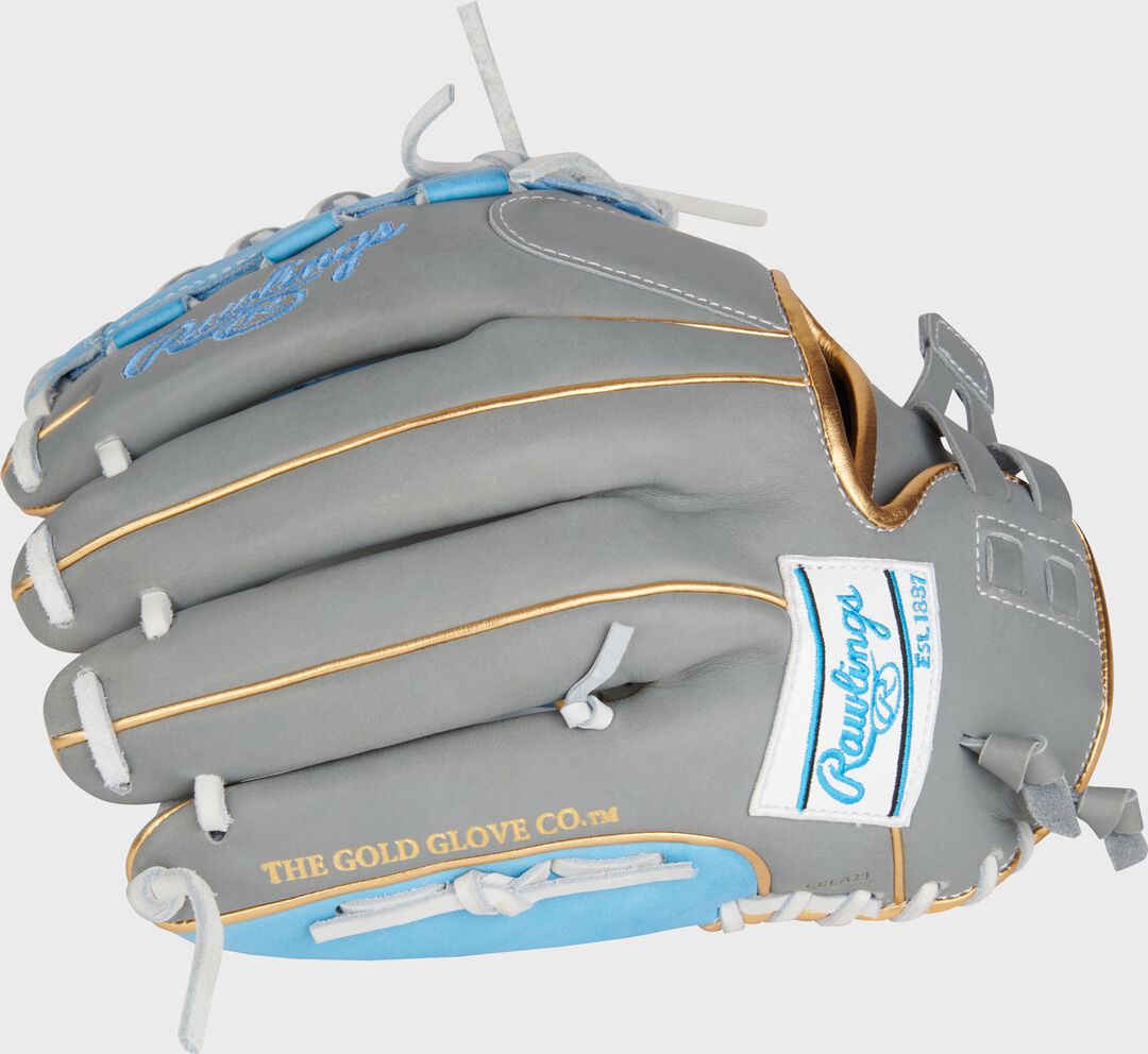 Liberty Advanced Color Series 12.5 in Fastpitch Glove Gray/Columbia Blue - Rawlings