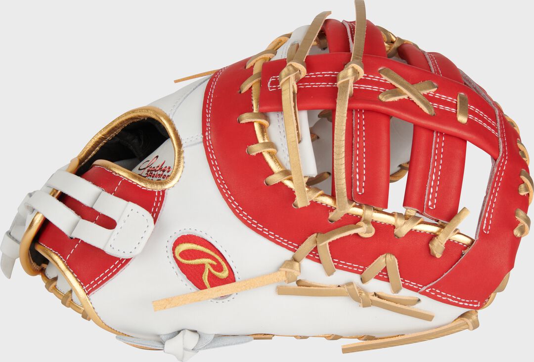 Liberty Advanced Color Series 13 in 1st Base Mitt White/Scarlet - Rawlings