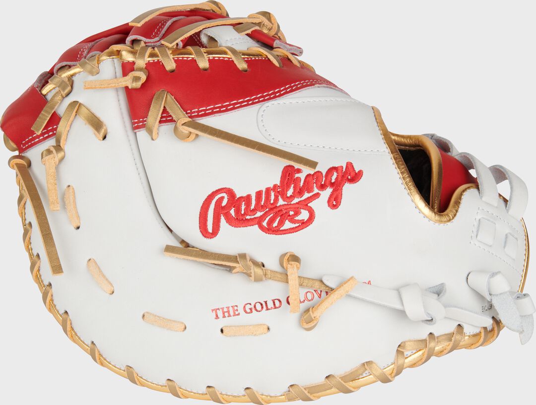 Liberty Advanced Color Series 13 in 1st Base Mitt White/Scarlet - Rawlings