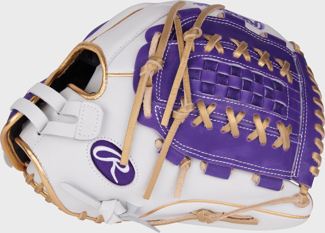Liberty Advanced Color Series 12.5 in Fastpitch Glove White/Purple - Rawlings