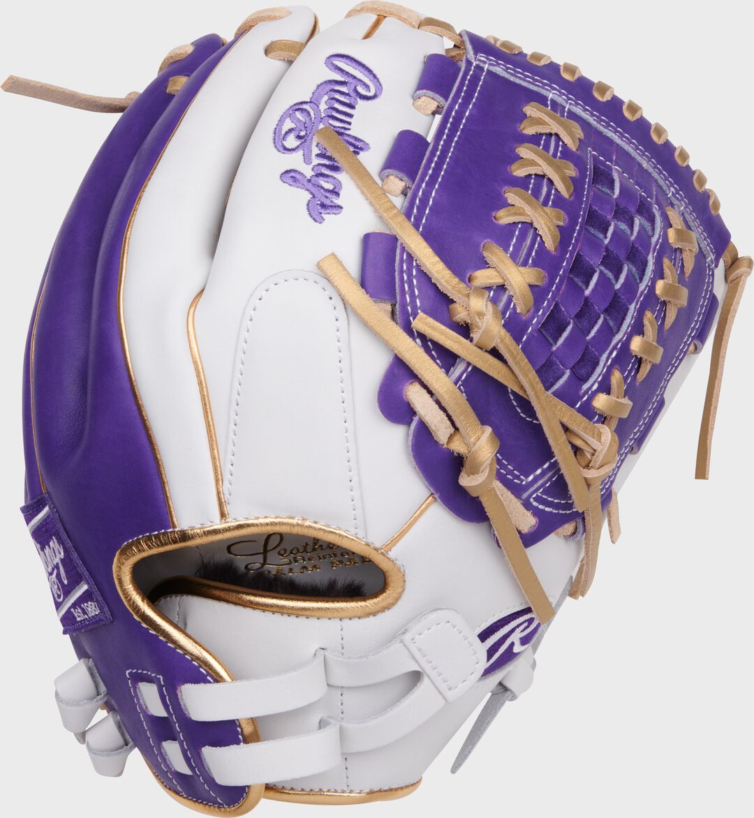 Liberty Advanced Color Series 12.5 in Fastpitch Glove White/Purple - Rawlings