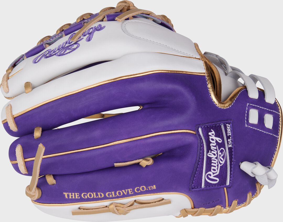 Liberty Advanced Color Series 12.5 in Fastpitch Glove White/Purple - Rawlings