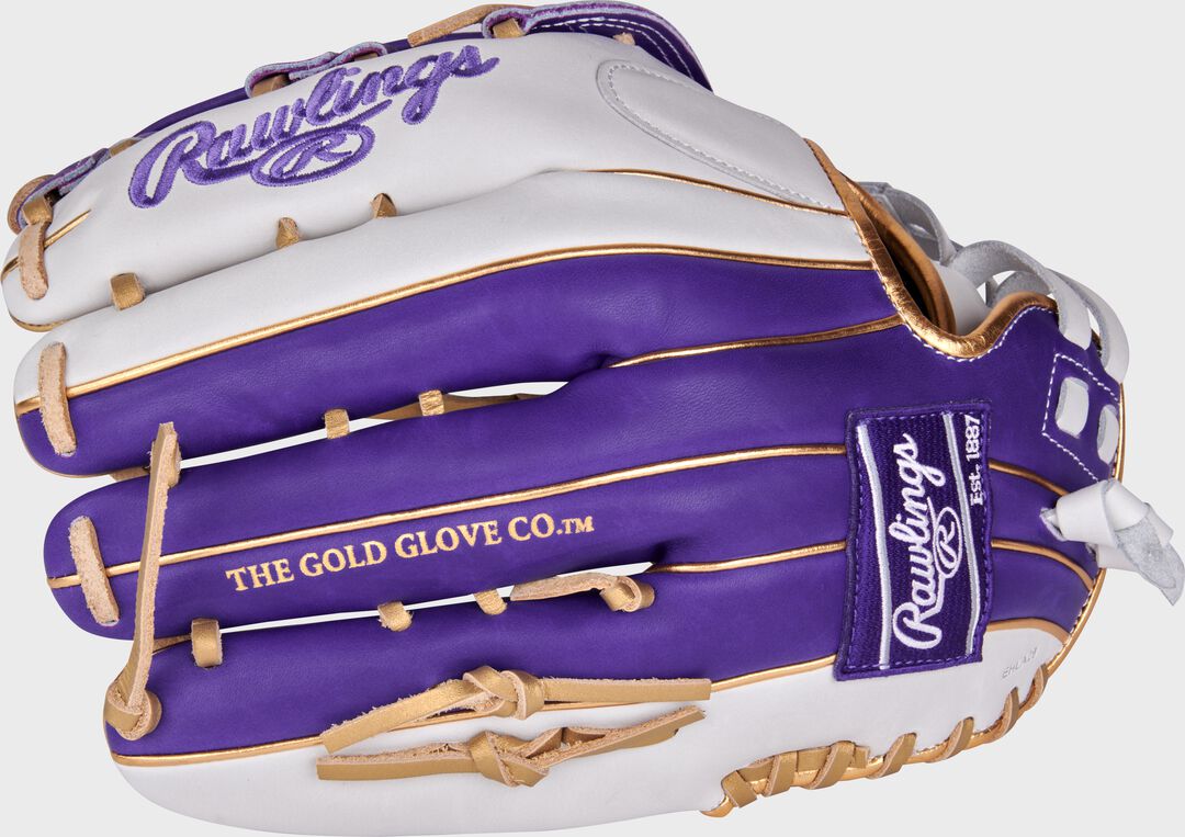 Liberty Advanced Color Series 12.75 in Outfield Glove White/Purple - Rawlings