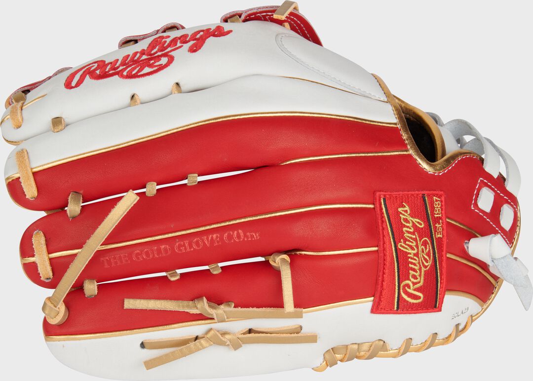 Liberty Advanced Color Series 12.75 in Outfield Glove White/Scarlet - Rawlings