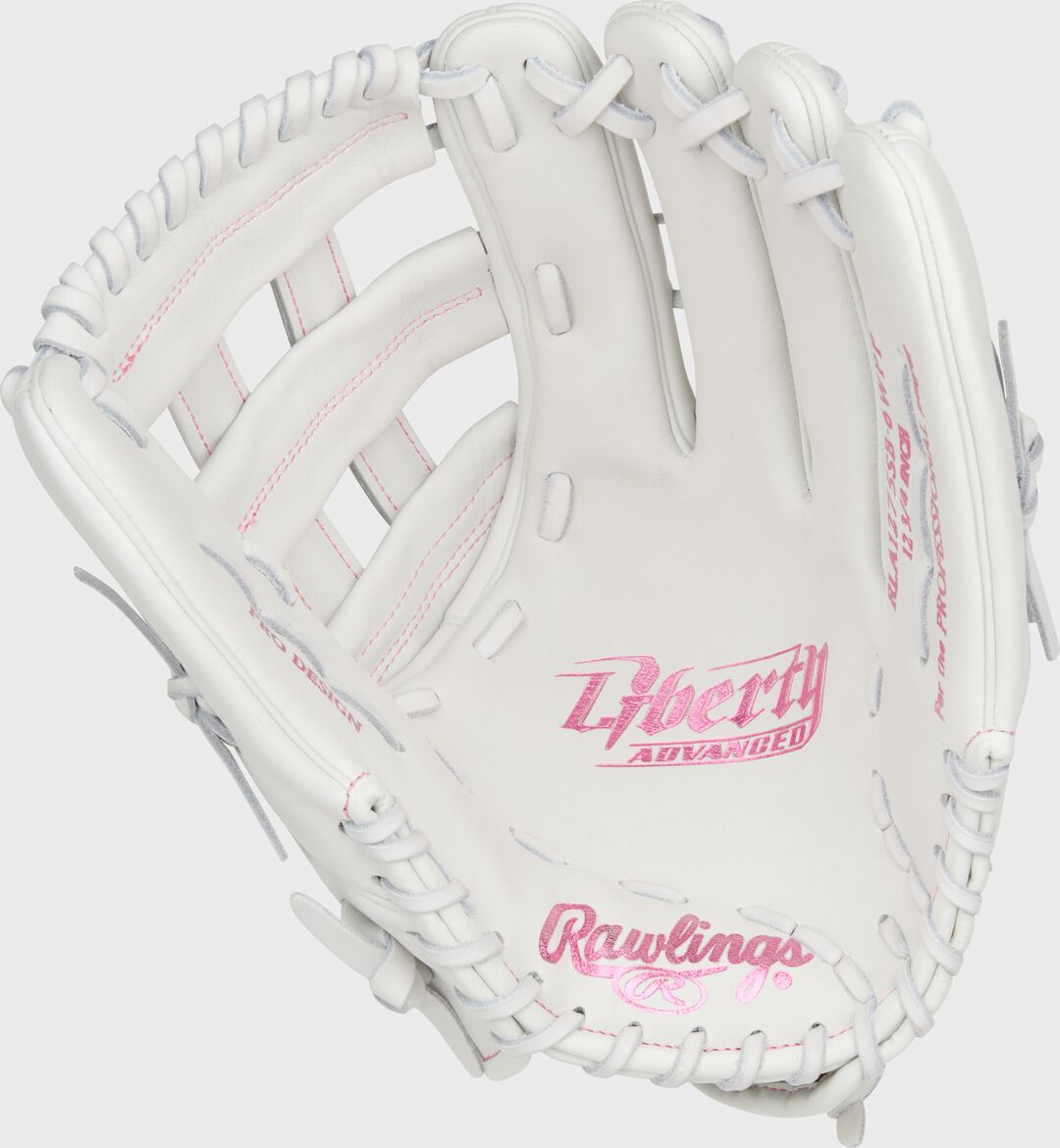 Liberty Advanced Color Series 12.75 in Outfield Glove White/Pink - Rawlings