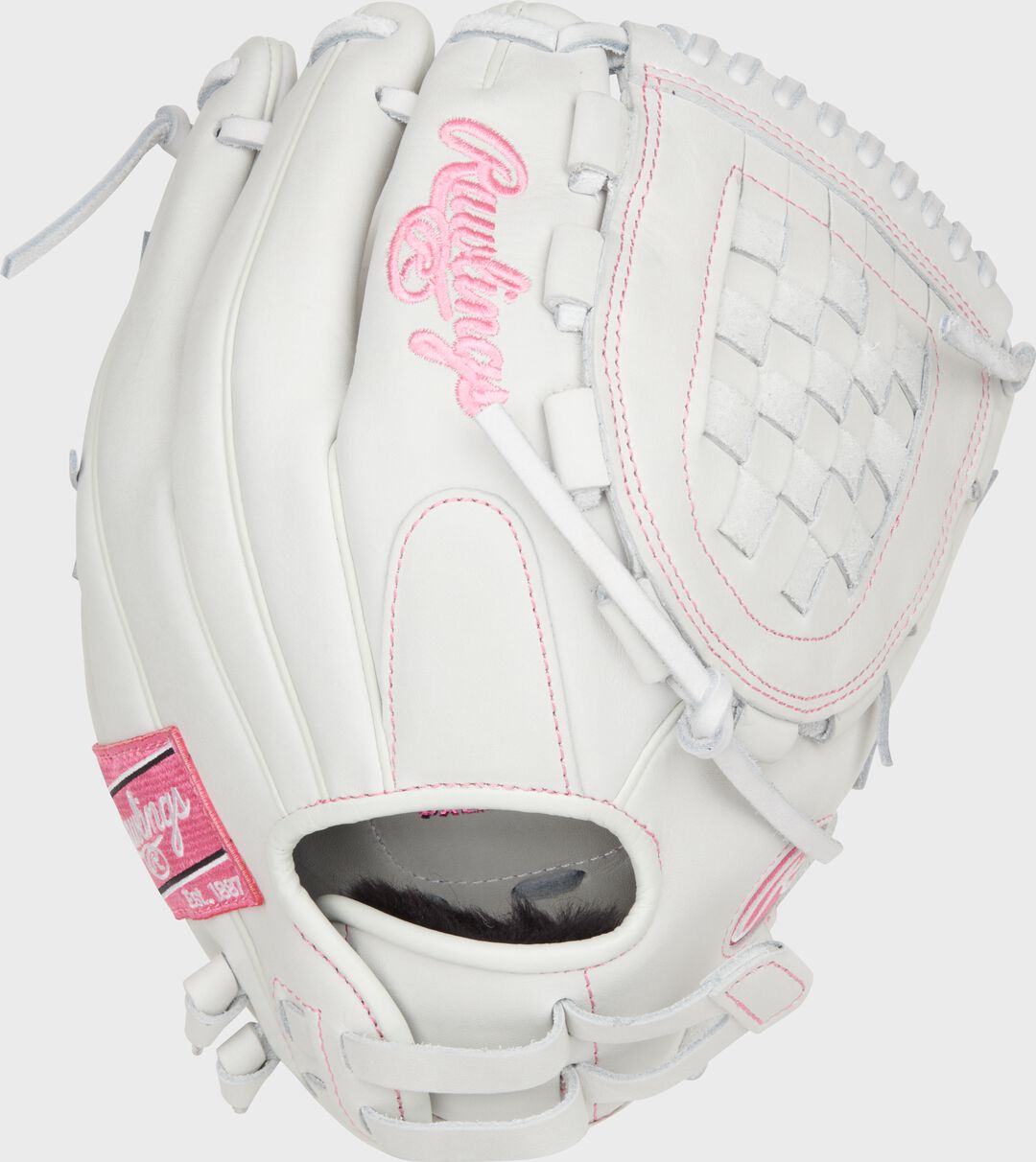 Liberty Advanced Color Series 12 in Fastpitch Glove White/Pink - Rawlings