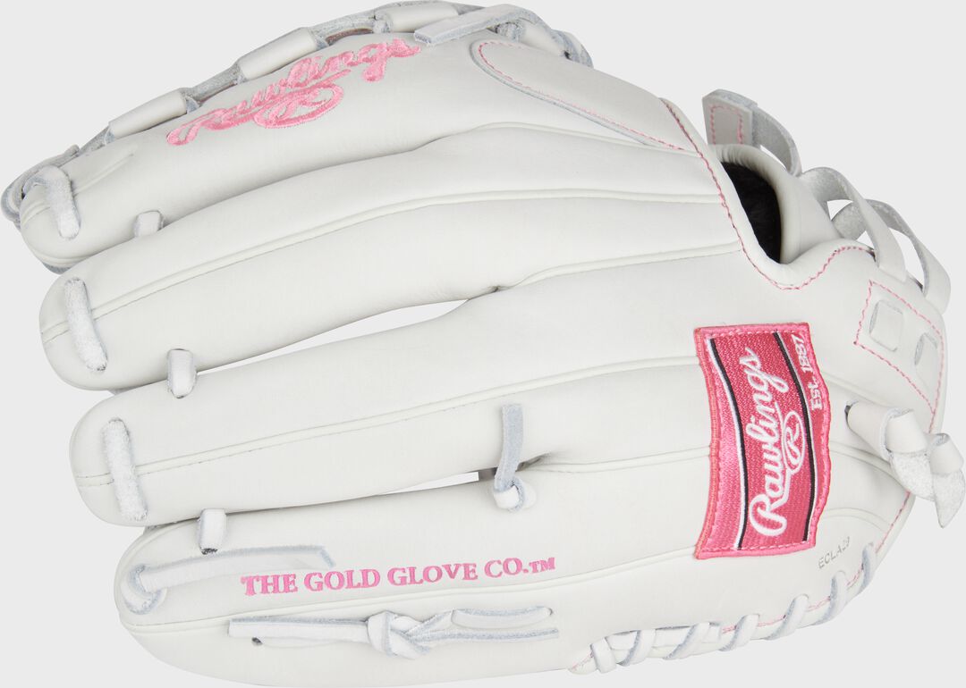 Liberty Advanced Color Series 12 in Fastpitch Glove White/Pink - Rawlings