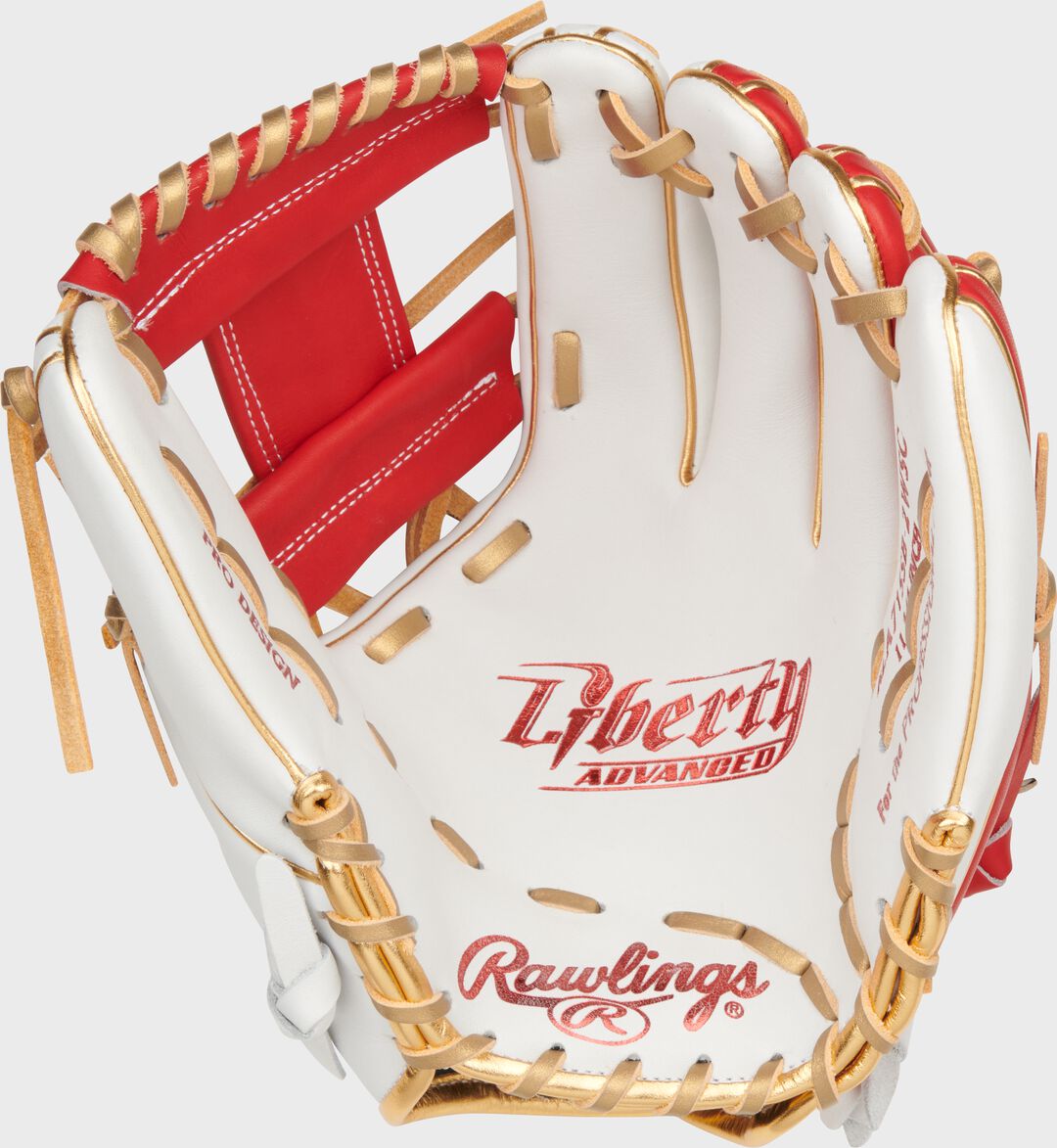 Liberty Advanced Color Series 11.75 in Infield Glove White/Scarlet - Rawlings