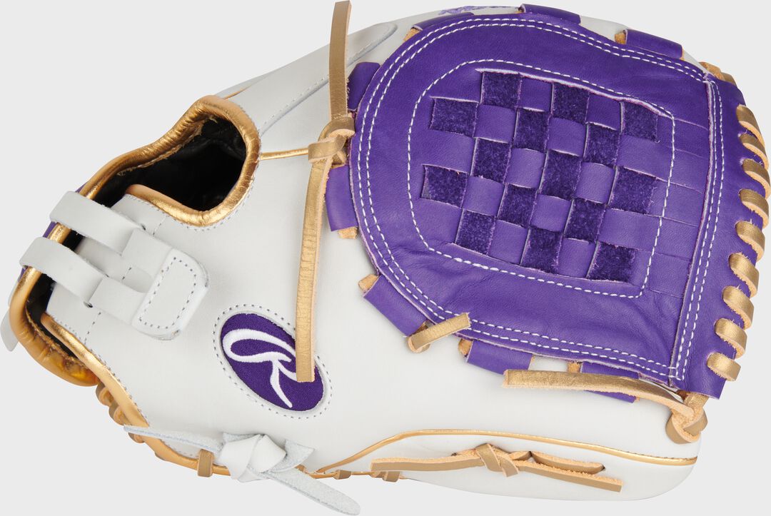 Liberty Advanced Color Series 12 in Fastpitch Glove White/Purple - Rawlings