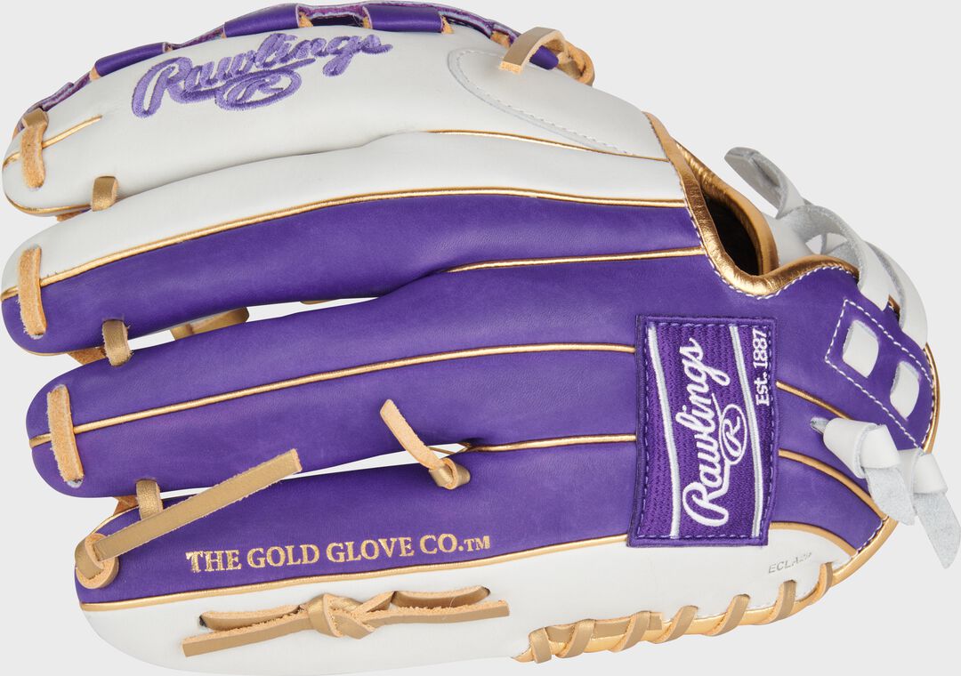 Liberty Advanced Color Series 12 in Fastpitch Glove White/Purple - Rawlings